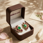 Kundan-Inspired Floral Stud Earrings