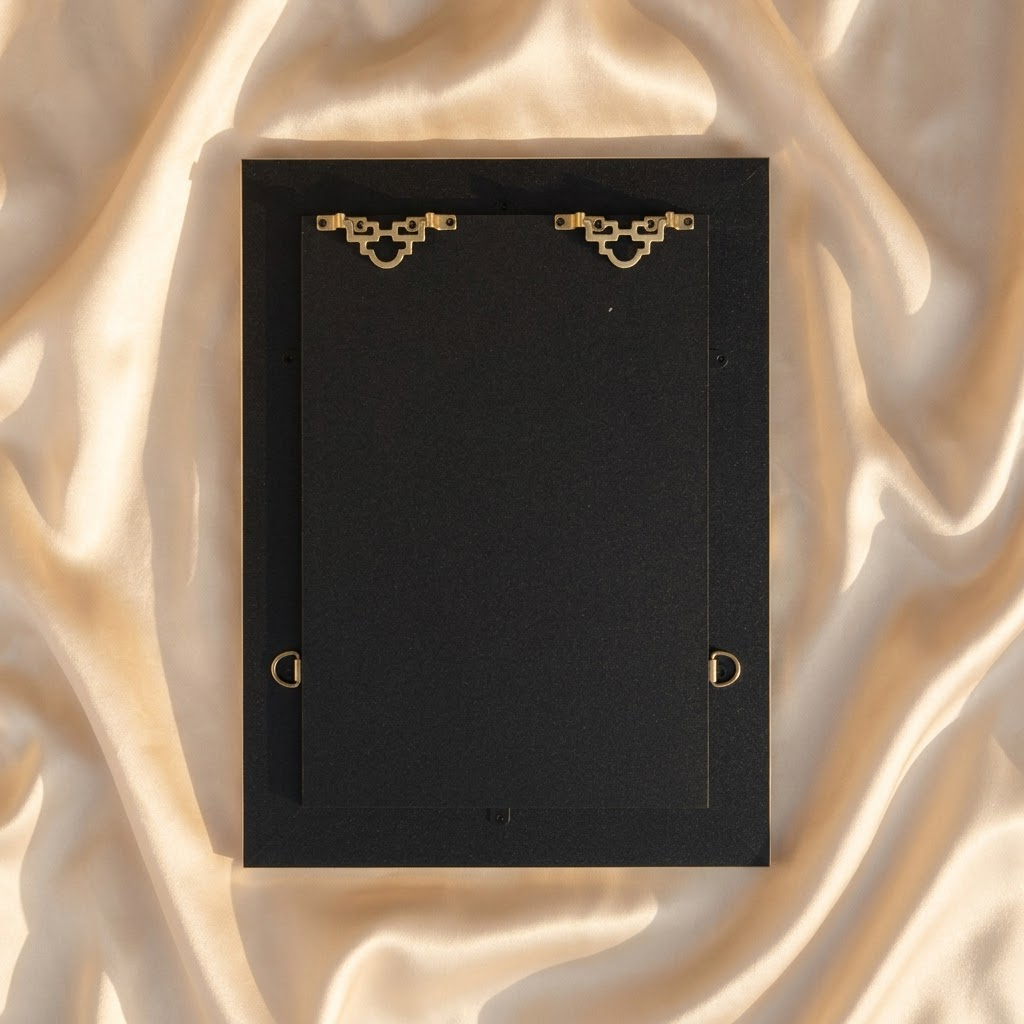 Radha Krishna 24K Real Gold Foil Decorative Frame