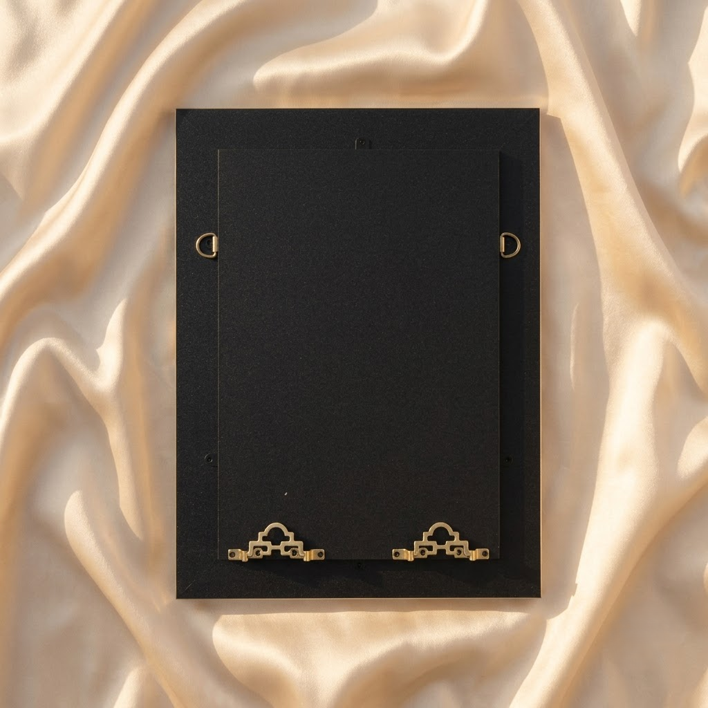 Divine Ganesha 24K Real Gold Foil Decorative Frame