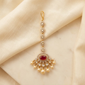 Vedilora Fashion Jewellery Kundan Studded Maang Tikka